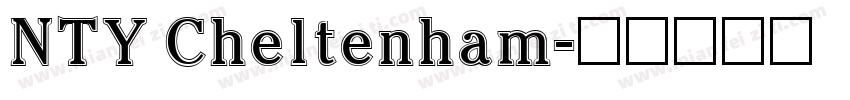 NTY Cheltenham字体转换